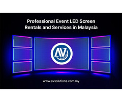 Professional Event LED Screen Rentals and Services in Malaysia