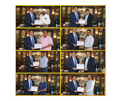 Sandeep Marwah Presents Membership of Indo-Australia Cultural Forum