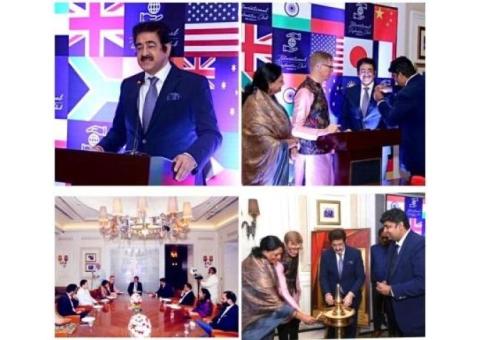 Sandeep Marwah Inaugurated International Diplomatic Club Delhi Chapter