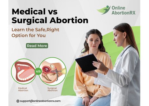 Medical vs Surgical Abortion – Learn the Safe, Right Option for You