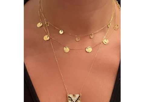 Gold Plated Pendant Necklace