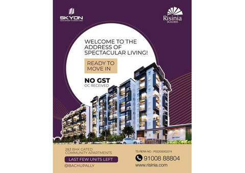 Gated Community Apartments in Bachupally | Risinia Builders