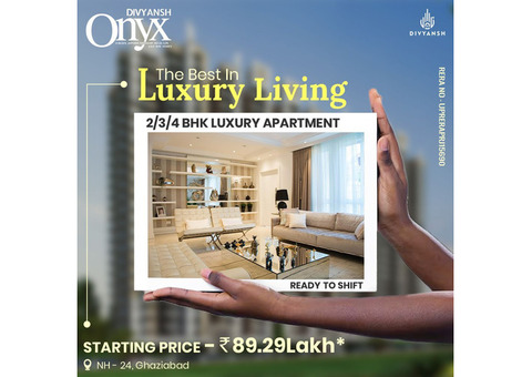 2 BHK & 3 BHK Apartment in NH24 by Divyansh Onyx