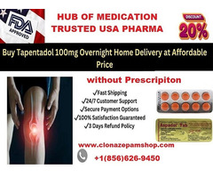 Buy Tapentadol 100mg Online & Get 20% Off
