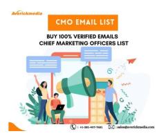 Buy a 100% verified CMO Email List from AverickMedia