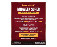 Feast Like A Nawab – Wednesday Mughlai Platter @ Biryanishk