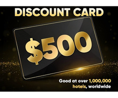 $500 Hotel Discount – Save on 1M+ Hotels!