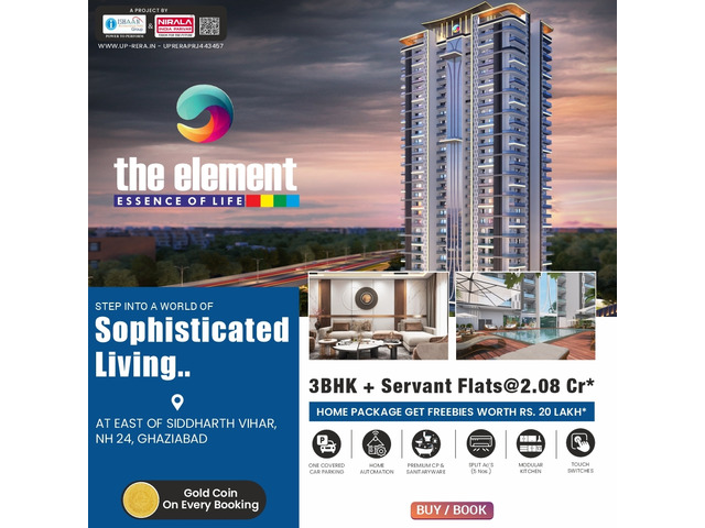 3 BHK Apartment in Pratap Vihar - The Element
