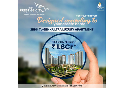 2 BHK & 6 BHK Apartment in Indirapuram Extension