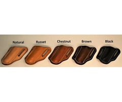 Premium Leather Knife Sheath Pancake Style - McDaniel Saddlery