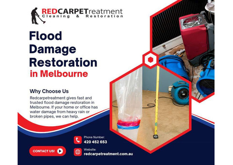 Trusted Flood Damage Restoration in Melbourne – Redcarpetreatment