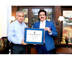 Anil Kumar Dev Honored with Life Membership of International Film