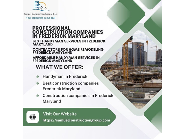 Top-Rated Handyman Services in Frederick, Maryland