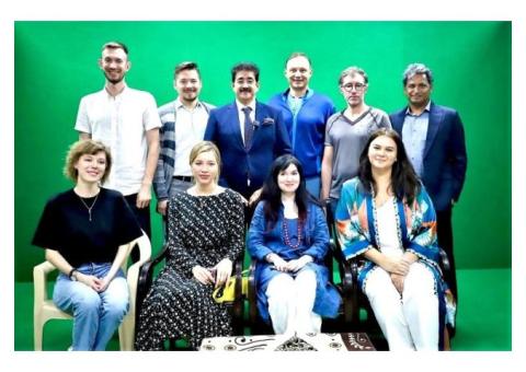 Powerful Russian Delegation Visited Marwah Studios