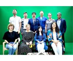 Powerful Russian Delegation Visited Marwah Studios