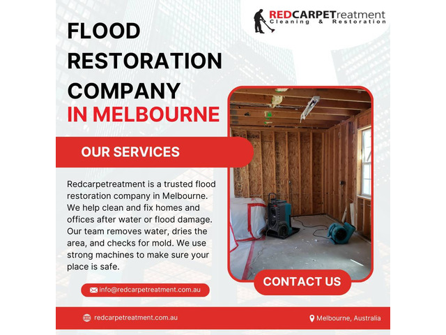 Flood Restoration Company in Melbourne