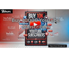 Buy 10000 YouTube Subscribers to Grow Your Channel Fast
