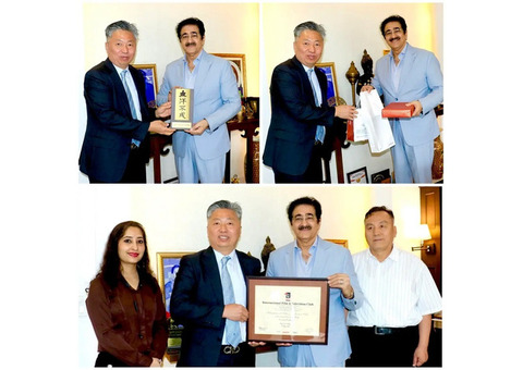 South Korean Delegation from Busan Health University Visits AAFT