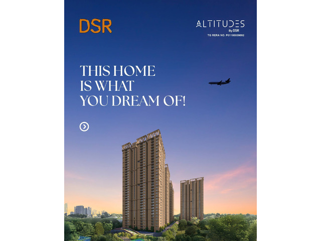 3BHK DSR Apartments in Osman nagar