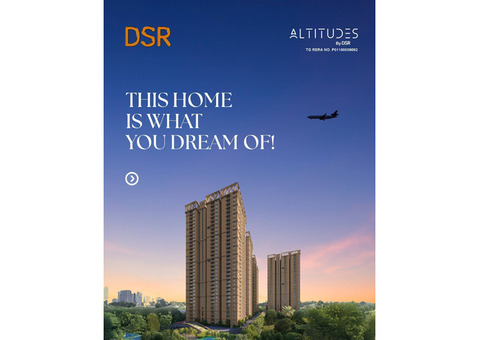 3BHK DSR Apartments in Osman nagar