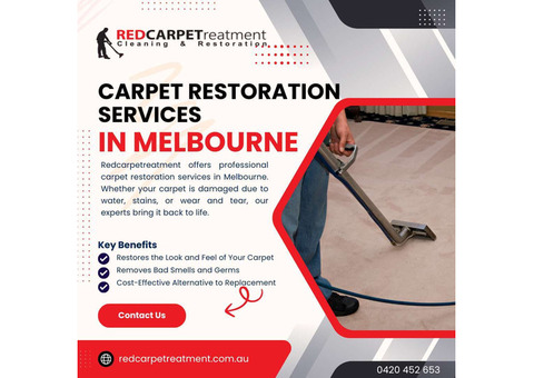 Expert Carpet Restoration Services in Melbourne