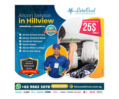 Aircon servicing in Hillview, singapore