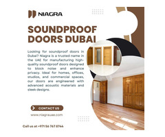 Buy Strong Soundproof Doors in Dubai – From Niagra