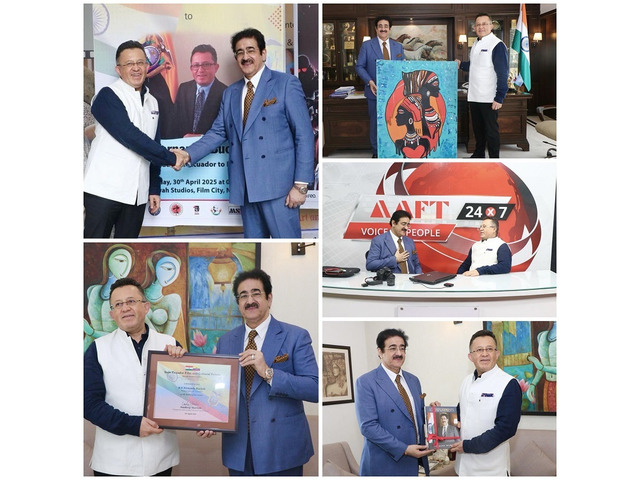 Ambassador of Ecuador to India Appointed Patron of Indo Ecuador Film