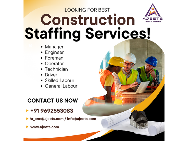 Construction staffing agencies in Sri Lanka, Bangladesh