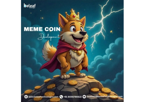 Custom Meme coin development - Beleaf Technologies