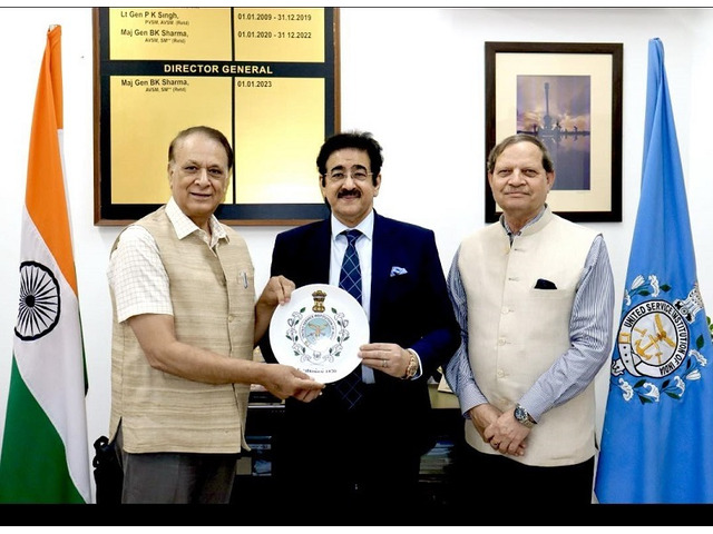 Dr. Sandeep Marwah Honoured by Distinguished Military Leaders