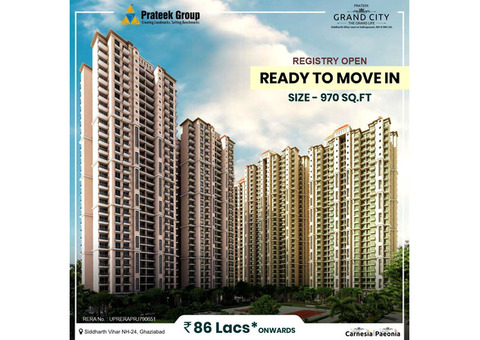 2 BHK Apartment for sale in Ghaziabad | Prateek Grand City Phase 1