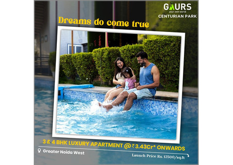 3 BHK Apartments in Greater Noida | Gaur Centurian Park