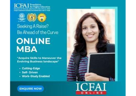 ICFAI Online MBA for Working Professionals | ICFAI Online MBA