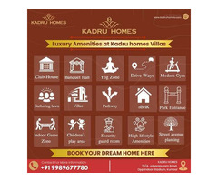 Buy 3BHK Luxurious Premium Villas in Kurnool at Affordable Prices