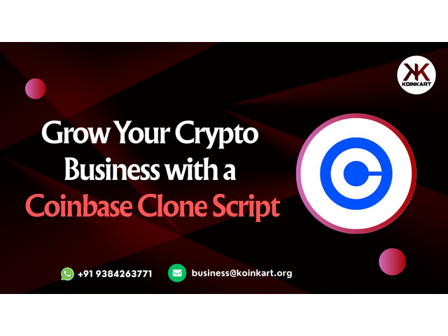 Grow Your Crypto Business with a Coinbase Clone Script