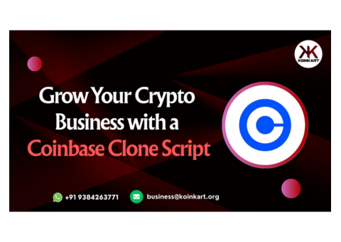 Grow Your Crypto Business with a Coinbase Clone Script