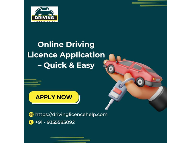 Online Driving Licence Application – Quick & Easy