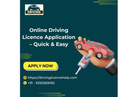 Online Driving Licence Application – Quick & Easy