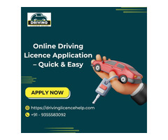 Online Driving Licence Application – Quick & Easy