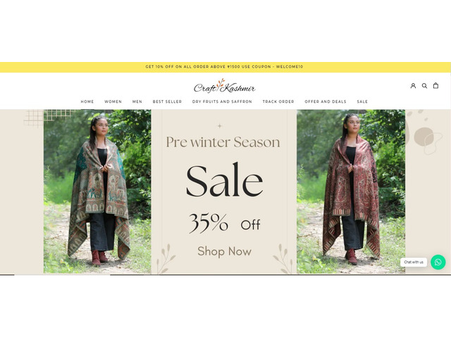 Indian Winters Need Craft Kashmir Printed Shawls