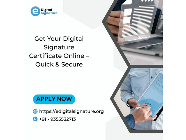 Get Your Digital Signature Certificate Online – Quick & Secure