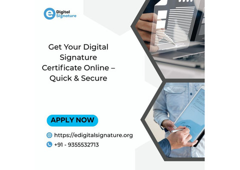 Get Your Digital Signature Certificate Online – Quick & Secure