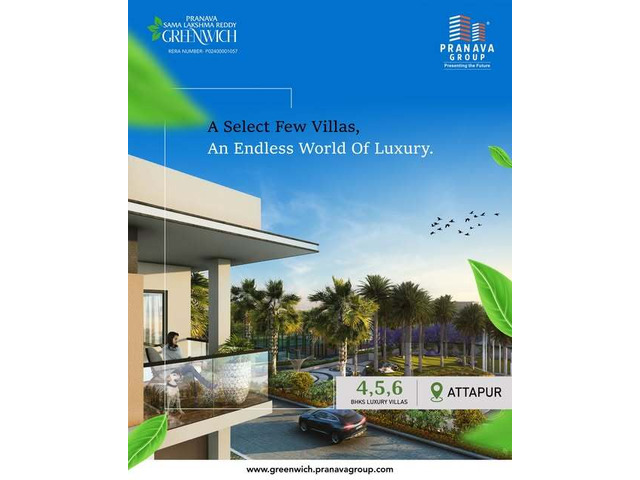 Attapur Villas for Sale in Hyderabad | Greenwich by Pranava