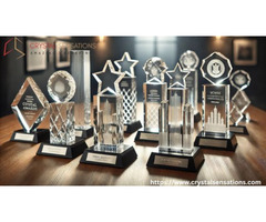 Elegant Crystal Awards with Engraving to Celebrate Excellence