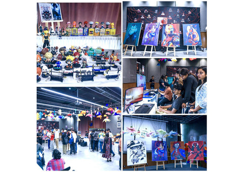 Paintings and Animated Games as part of the ongoing Xtreme Champions