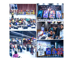 Paintings and Animated Games as part of the ongoing Xtreme Champions