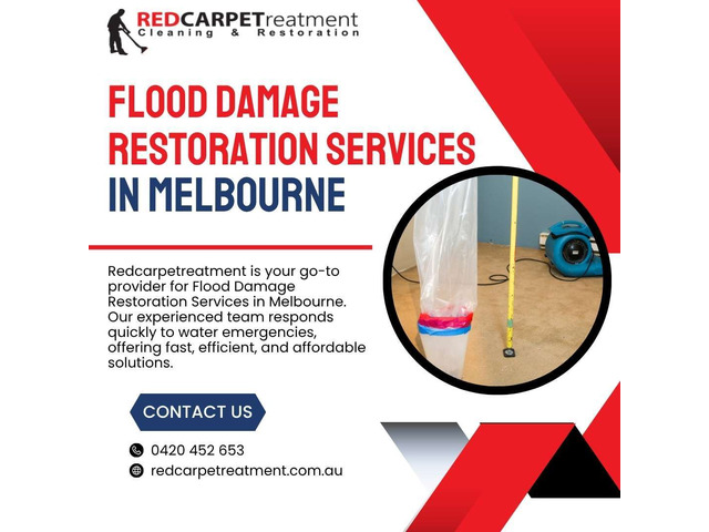 Professional Flood Damage Restoration Services in Melbourne