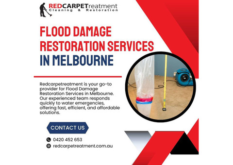 Professional Flood Damage Restoration Services in Melbourne
