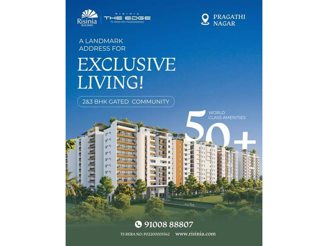 Gated Community Apartments In Pragathi Nagar Hyderabad